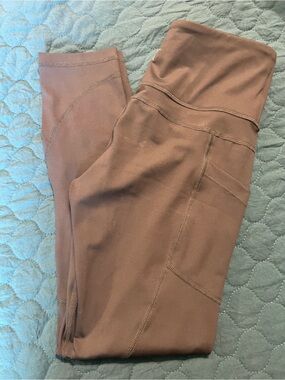ZYIA Pearl Gray Pocket Light n Tight Hi-rise 7/8 24"